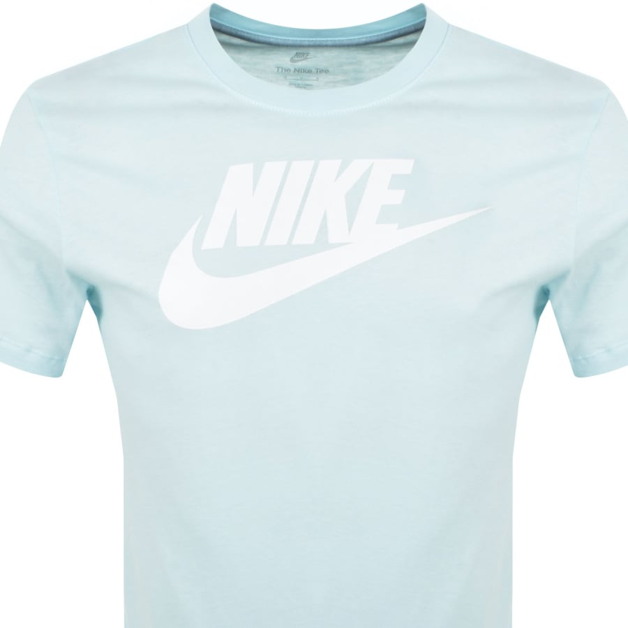 Nike Icon Futura T Shirt Blue Mainline Menswear Denmark